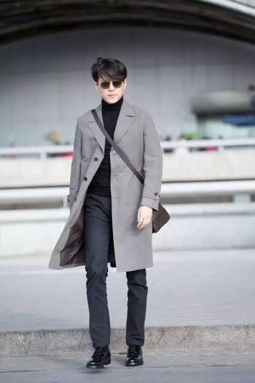 男明星大衣,男明星大衣穿搭指南